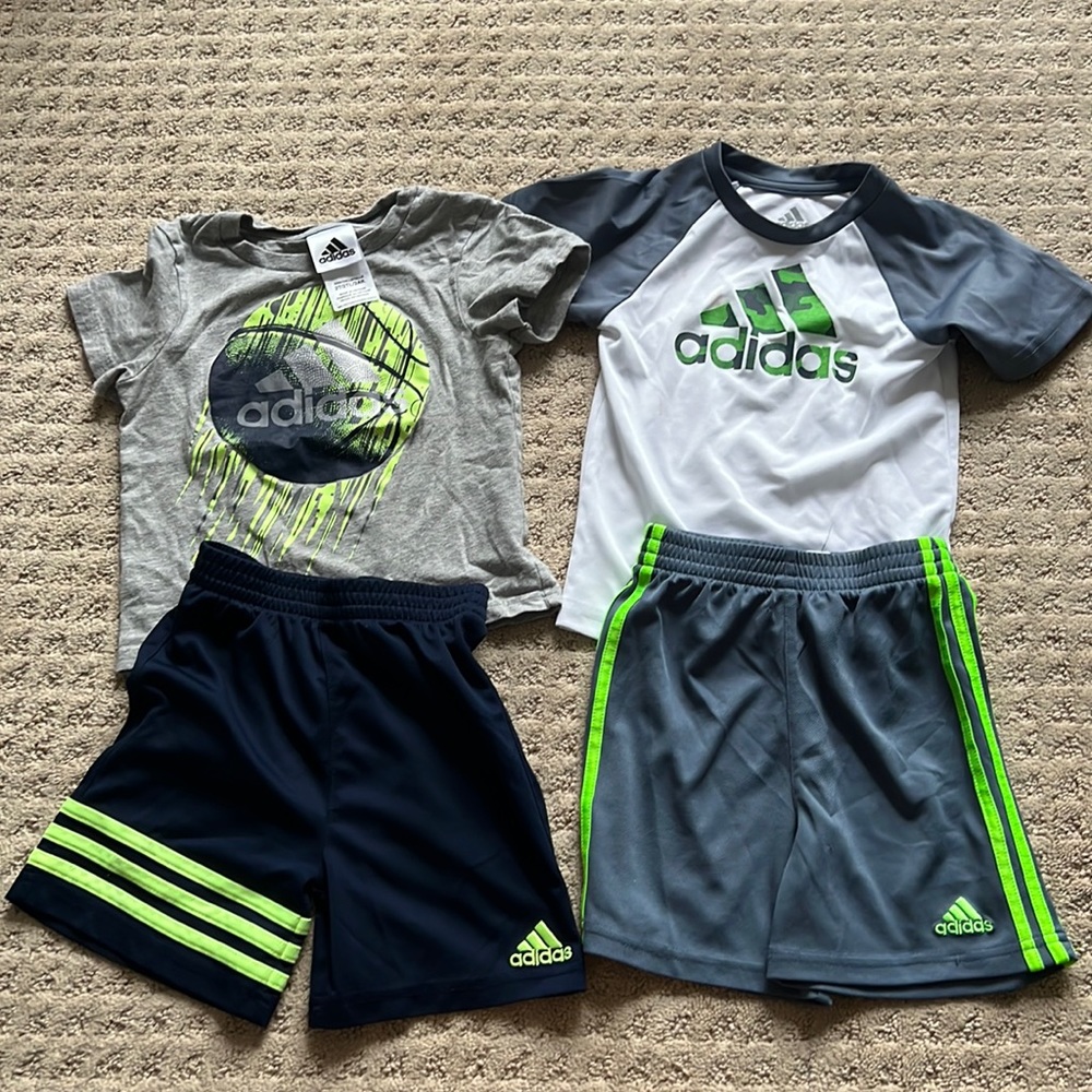 2 Sets of ADIDAS Outfits (Boys, Size 2)